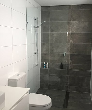 Framless Bathroom  — Shower Screens in Taylor Beach, NSW.
