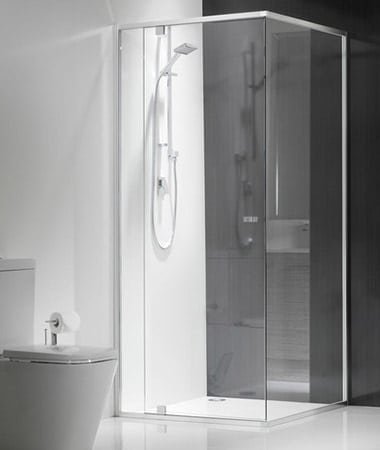 Semi-frame Bathroom  — Shower Screens in Taylor Beach, NSW